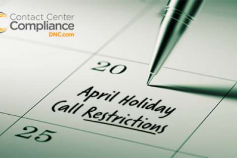 State DNC Holidays for April