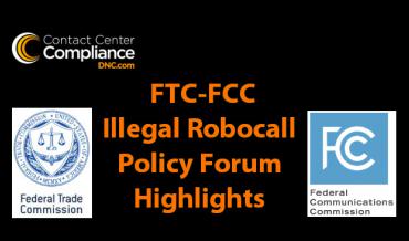FTC and FCC Illegal Robocall Policy Forum Highlights