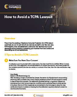 How to Avoid a TCPA Lawsuit