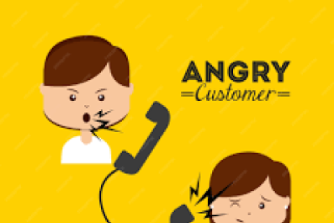 angry customer