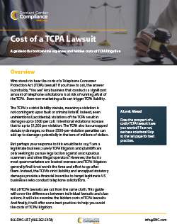 Cost of a TCPA Lawsuit