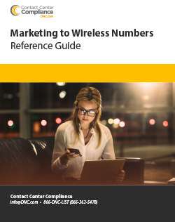 Marketing to Wireless Numbers Reference Guide