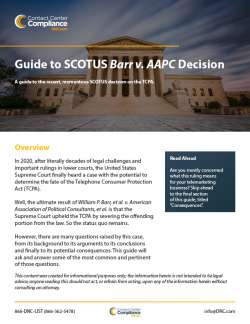 Quick Guide to SCOTUS Barr v AAPC Decision