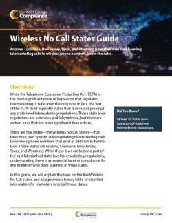 Wireless No Call States Guide