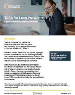 TCPA for Loan Providers